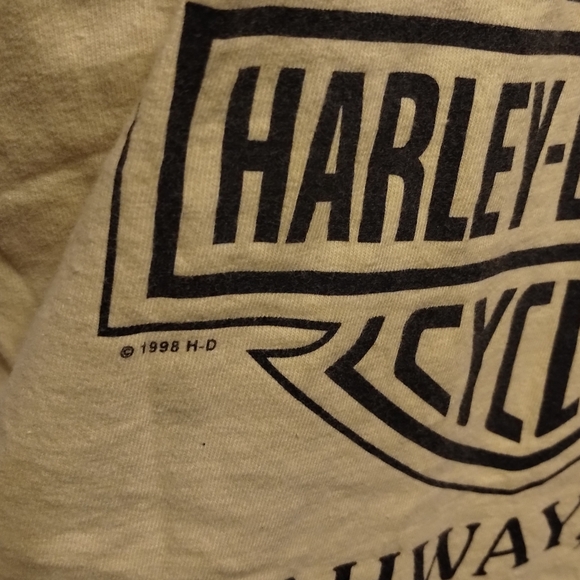 Harley Davidson Vintage 1998 Shirt Mens Size M - Picture 5 of 8